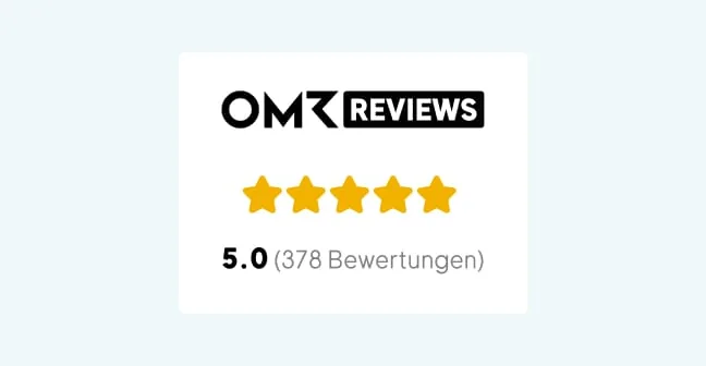 OMT Reviews: 5,0 von 5 Sternen aus 378 Bewertungen